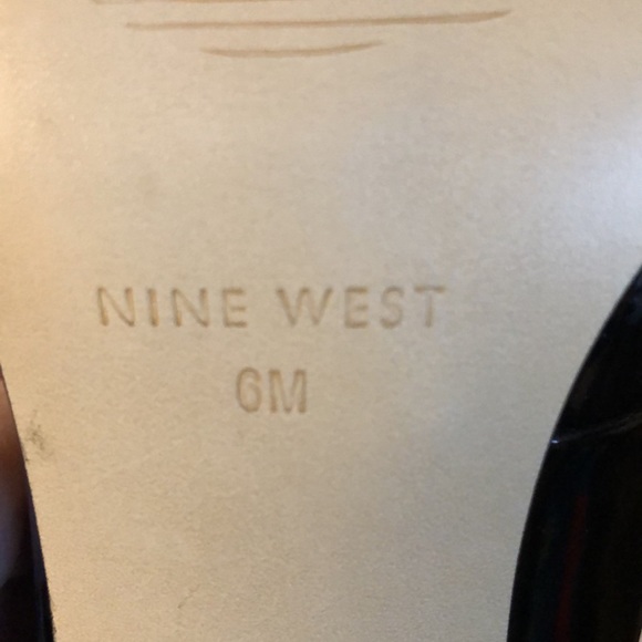Nine West Black Patent Heels, New - Picture 7 of 7
